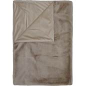 Furry Fur blanket 150 x 200 cm taupe