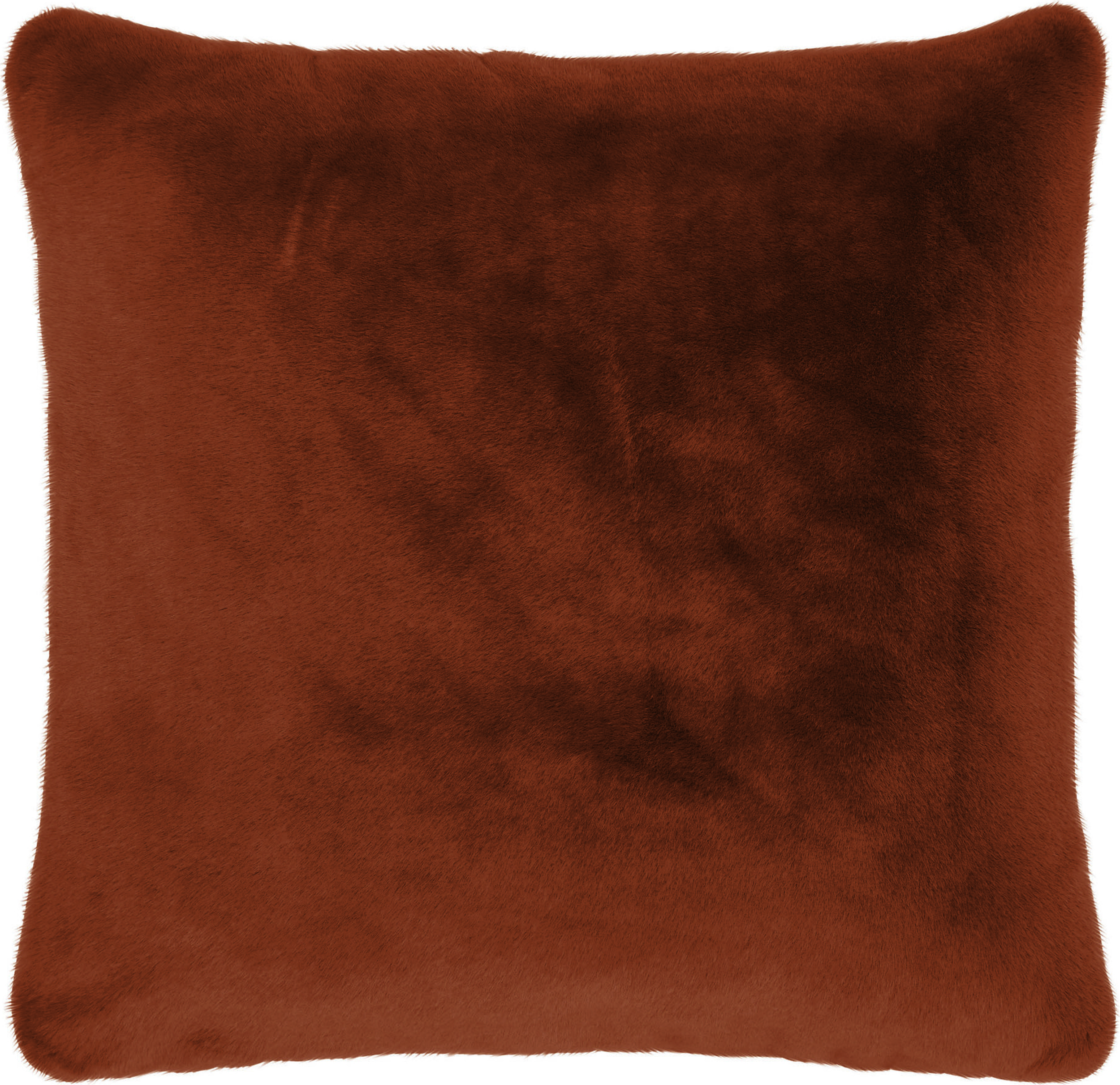 Furry Kissen rostfarben
