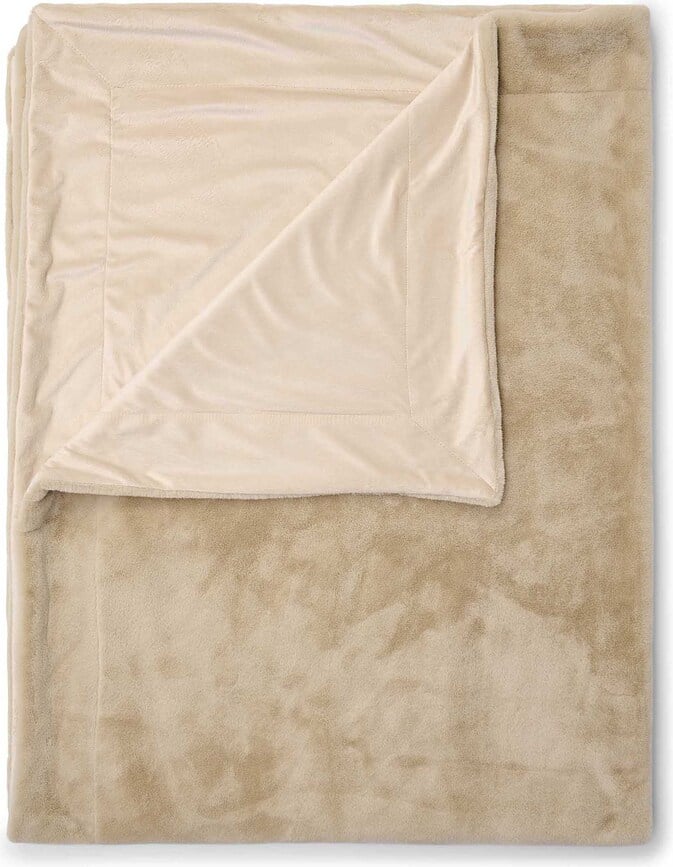 Furry Kunstfell-Decke 150 x 200 cm beige