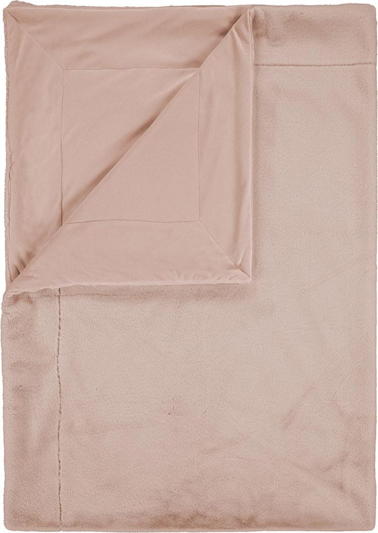 Furry Kunstfell-Decke 150 x 200 cm rosa