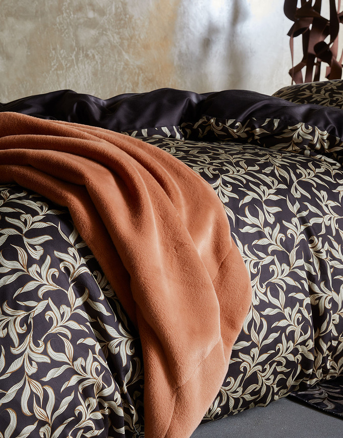 Furry Couverture en fausse fourrure, 150 x 200 cm, beige