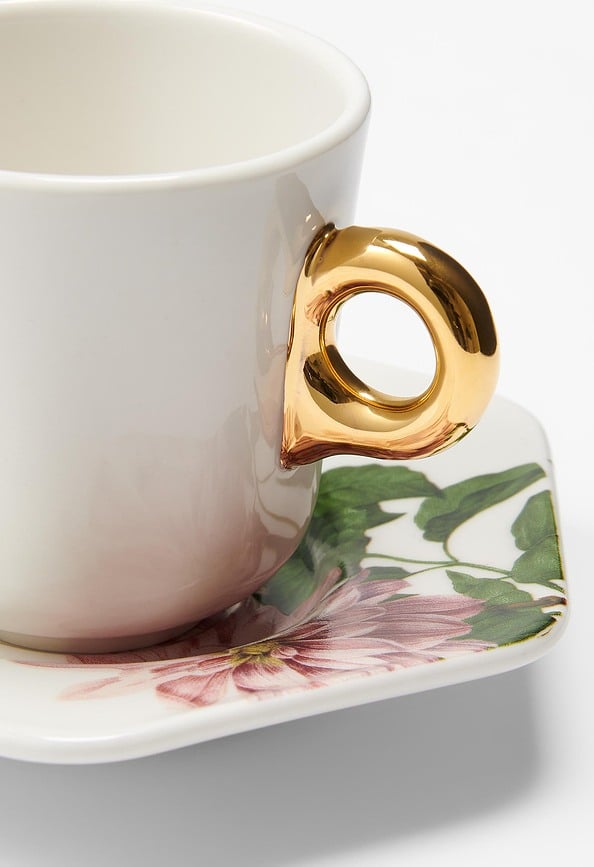 Gallery Šalica za espresso s tanjurićem 90 ml zelena