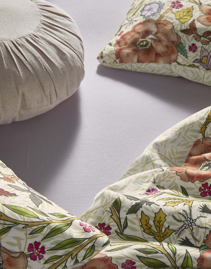 Gigi Coussin Décoratif rond, 45 cm, cerise