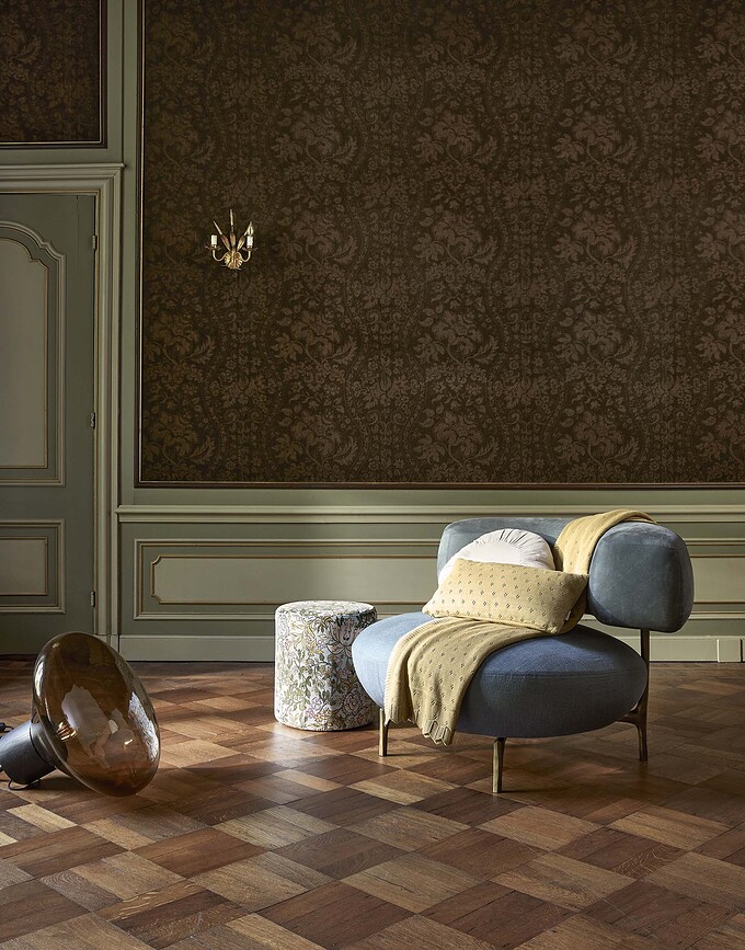 Gigi Coussin Décoratif rond, 45 cm, cerise