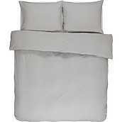 Guy Bedding 200 x 220 cm grey with 2 pillowcases 60 x 70 cm