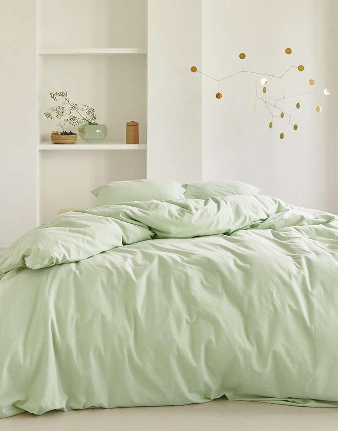 Guy Taie d'Oreiller 60 x 70 cm, pistache