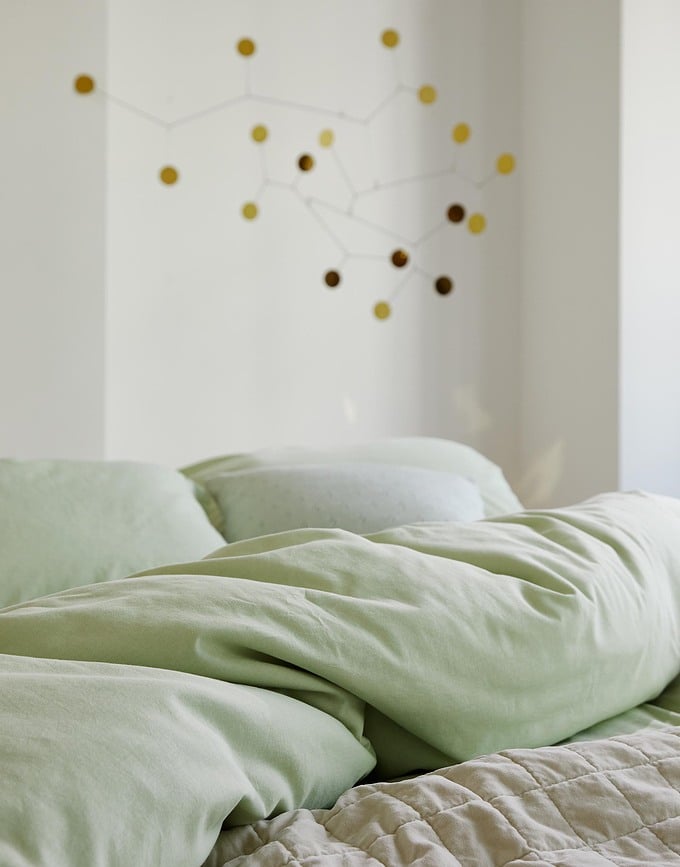 Guy Navlaka za Poplun s Jastučnicom zatvaranje na patent pistacija 135x200 cm 60x80 cm