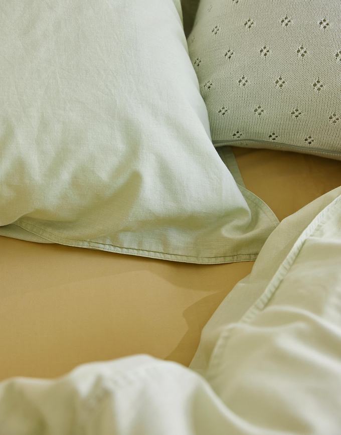 Guy Prevleka za vzglavnik, 60 x 70 cm, pistacijeva