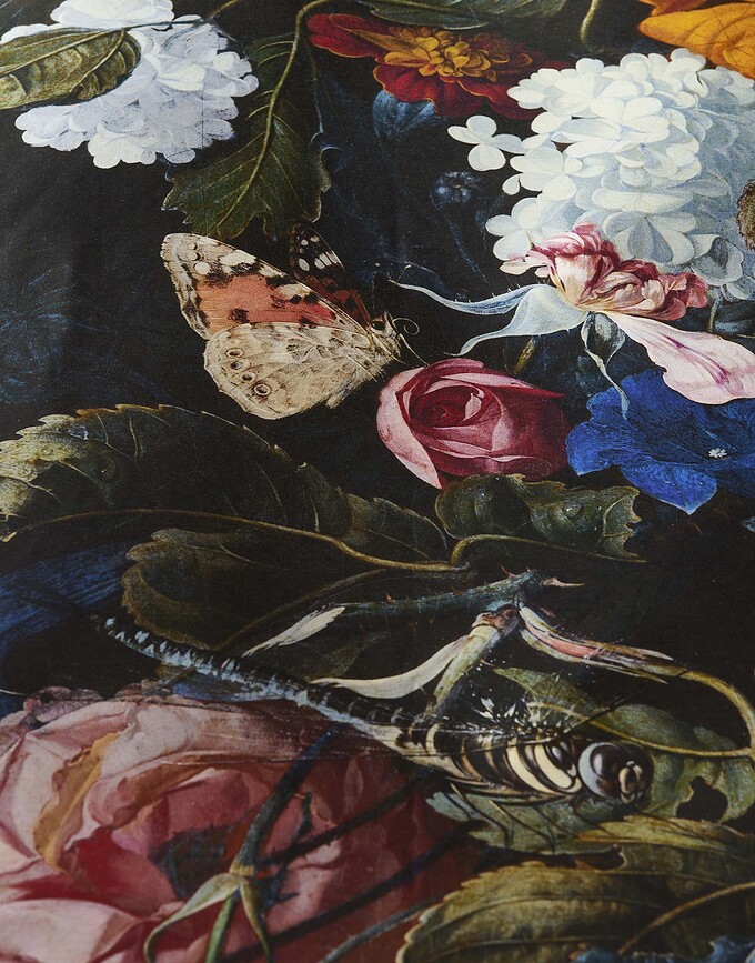 Gwendolyn Parure de Lit, 200 x 220 cm, vert foncé, avec 2 taies d'oreiller 60 x 70 cm, fermeture à rabat