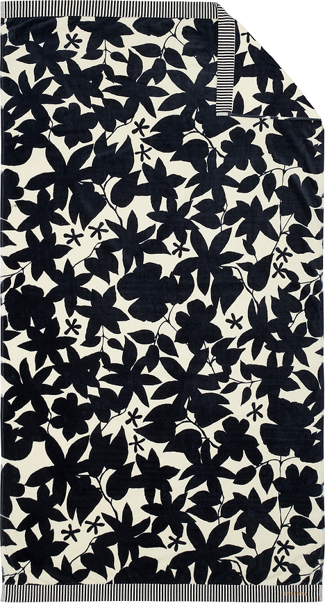 Imara Πετσέτα Θαλάσσης, 100 x 180 cm, μαύρο-λευκή