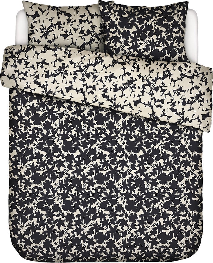 Imara Posteljina 200 x 220 cm crno-bijela s 2 jastučnice 60 x 70 cm preklopno zatvaranje