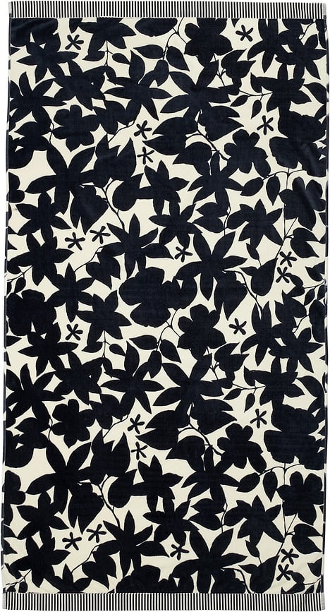 Imara Ručnik plažni 100 x 180 cm crno-bijeli