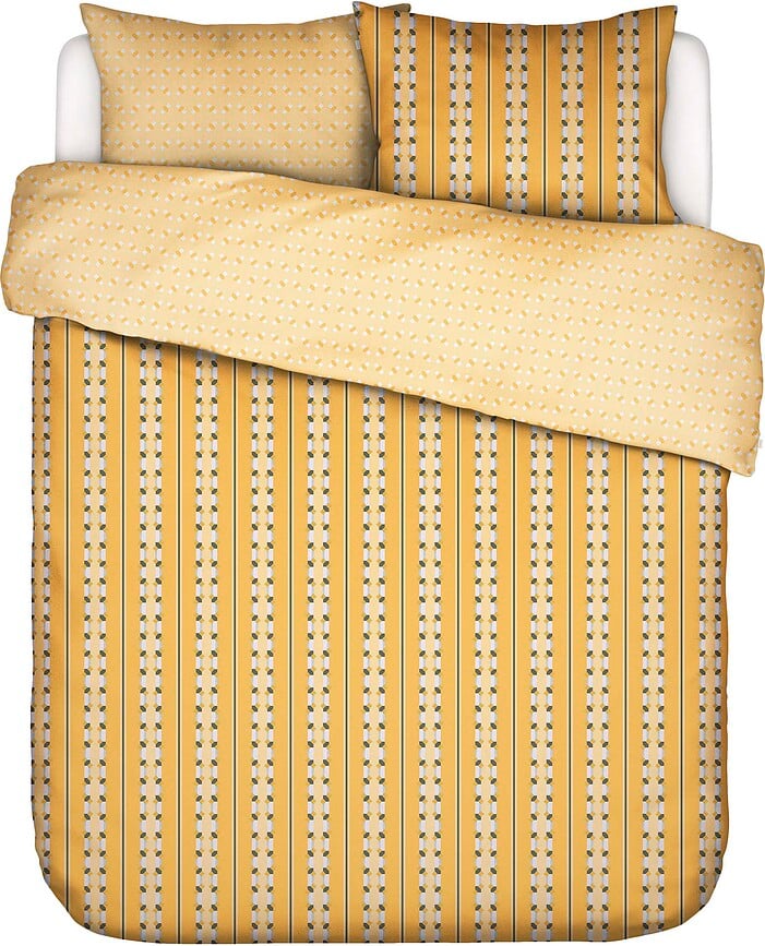 Iva Posteljina na preklop 240x220 cm oker s 2 jastučnice 60x70 cm