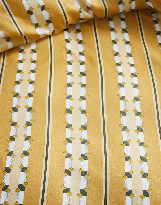 Iva Σετ Παπλωματοθήκης, 260 x 220 cm, ώχρα, με 2 μαξιλαροθήκες 60 x 70 cm, κλείσιμο φακέλου