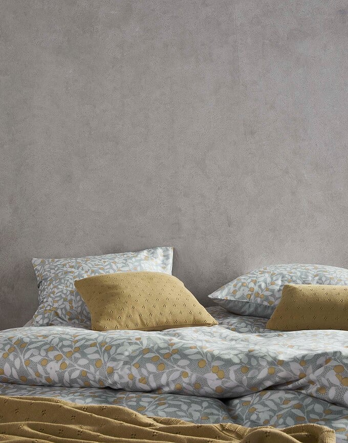 Funda Nórdica Lenthe, 200 x 200 cm, gris claro, cierre de cremallera, incluye 2 fundas de almohada 80 x 80 cm