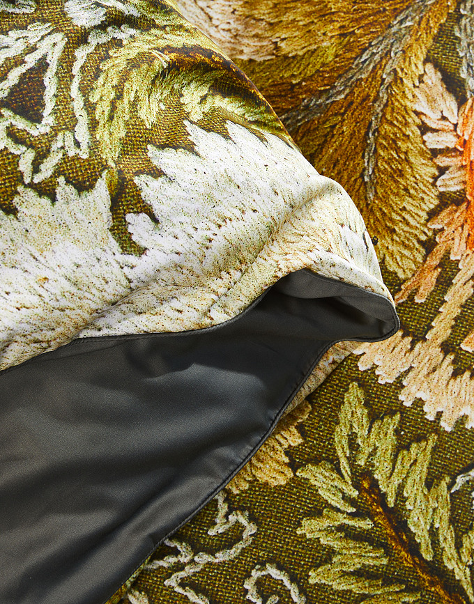 Funda Nórdica Noma, 135 x 200 cm, verde, con cierre de cremallera, incluye funda de almohada 60 x 80 cm