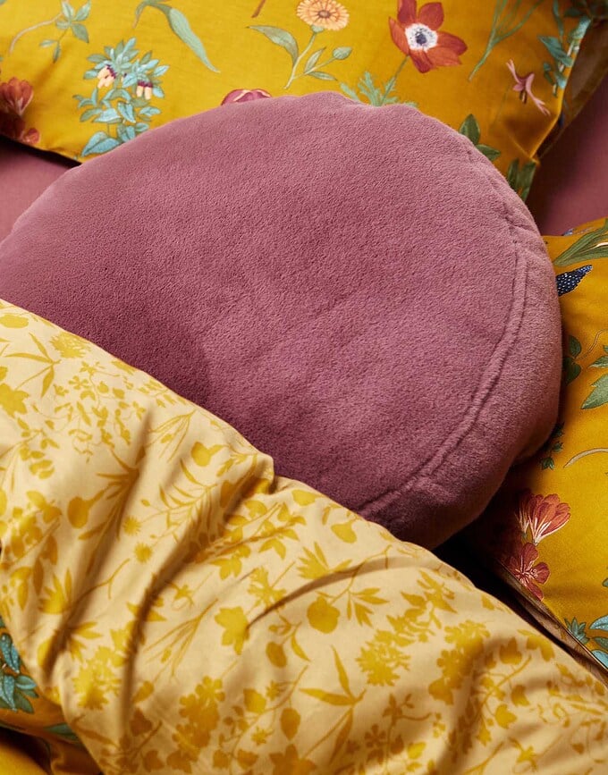 Juego de Funda Nórdica Marigold 140 x 220 cm, amarilla, con funda de almohada 60 x 70 cm, cierre de solapa