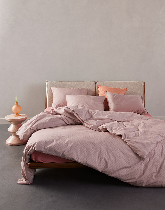 Jule Housse de Couette, 160 x 200 cm, rose