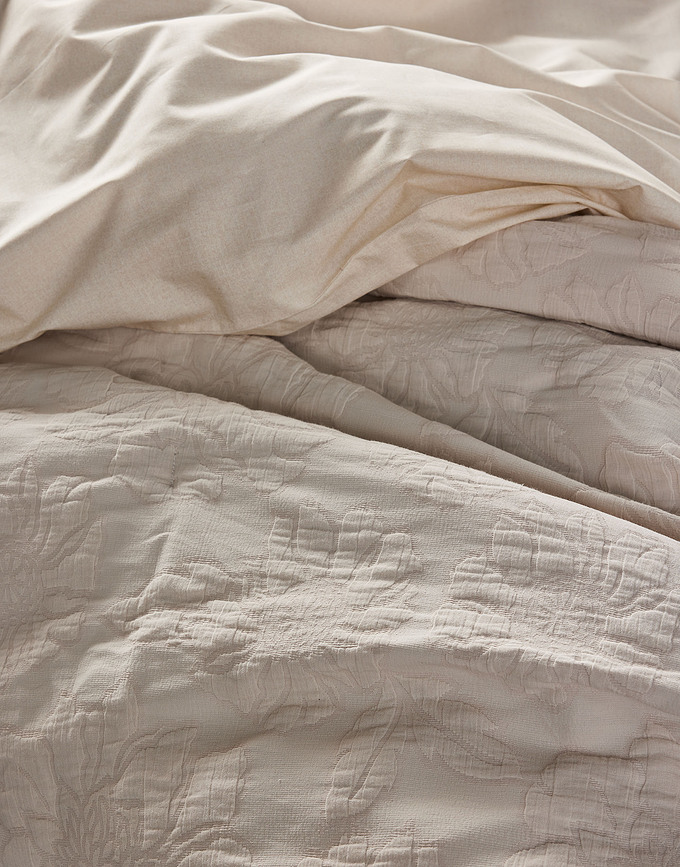 Jule Housse de Couette 160 x 200 cm, vanille