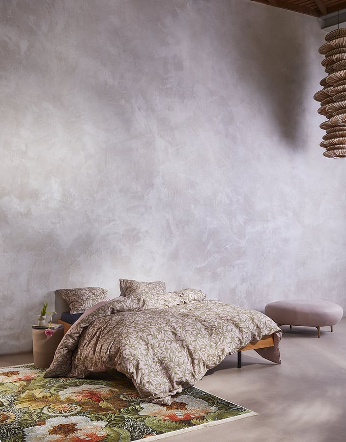 Juliette Posteljina 140x200 cm Jastučnica 70x90 cm antikno ružičasta s patentom