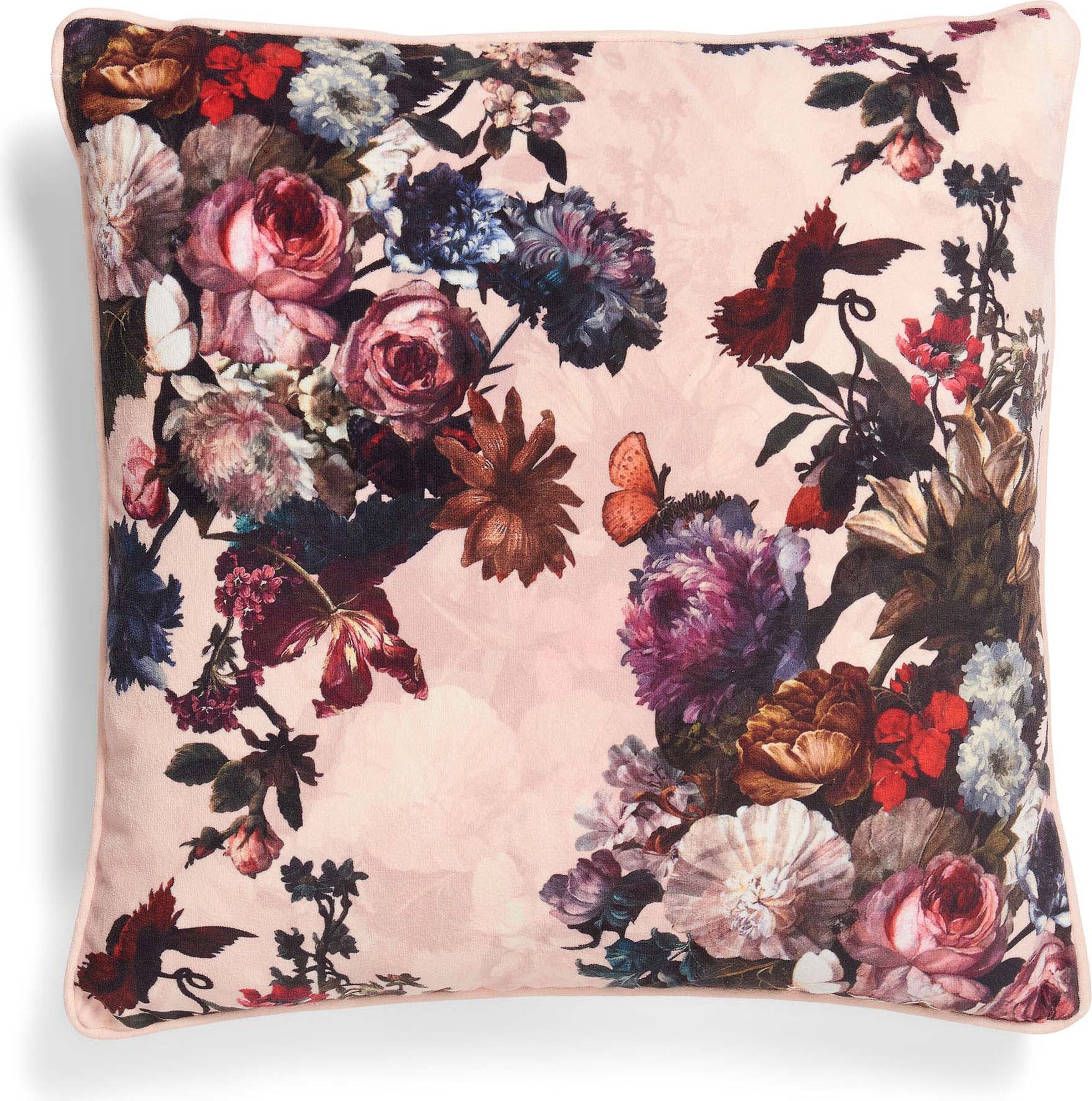 Karli Dekoratives Kissen 50 x 50 cm rosa