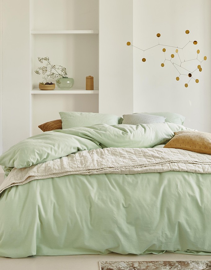 Knitted Ajour Plaid 130 x 170 cm, blanc