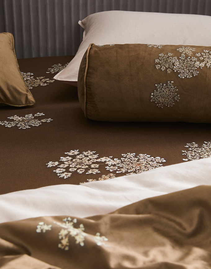 Lauren Coussin 22 x 50 cm, bleu marine