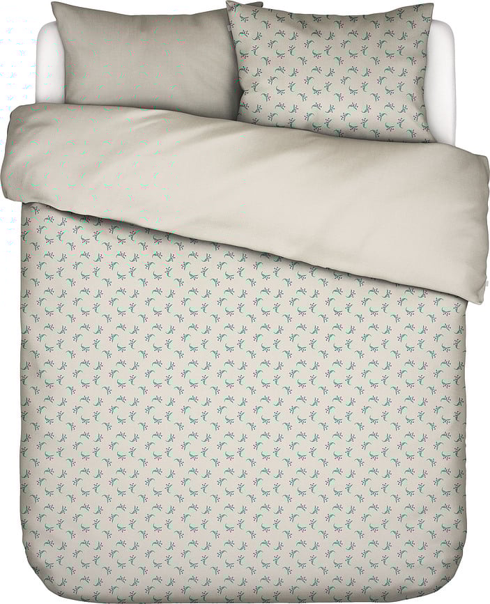 Lily Melody Navlaka za Poplun 240x220 cm taupe s preklopnim zatvaranjem 2 Jastučnice 60x70 cm