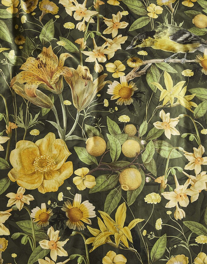 Lisa Parure de Lit 260 x 220 cm, verte, fermeture rabat, avec 2 taies d'oreiller 60 x 70 cm