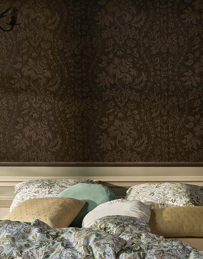 Mads Coussin Décoratif rond, 45 cm, bleu foncé