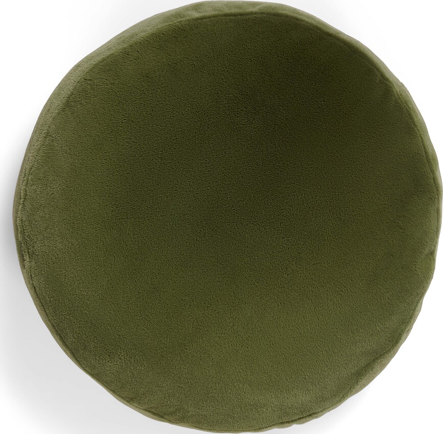 Mads Furry Decorative cushion 45 cm round olive