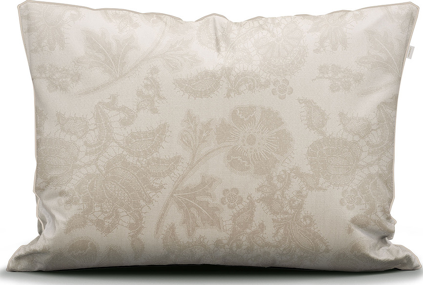 Maere Parure de lit 140 x 200 cm, blanc cassé, avec fermeture éclair, taie d'oreiller 70 x 90 cm