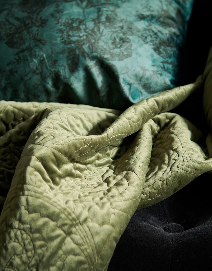 Colcha Roeby, 220 x 265 cm, verde