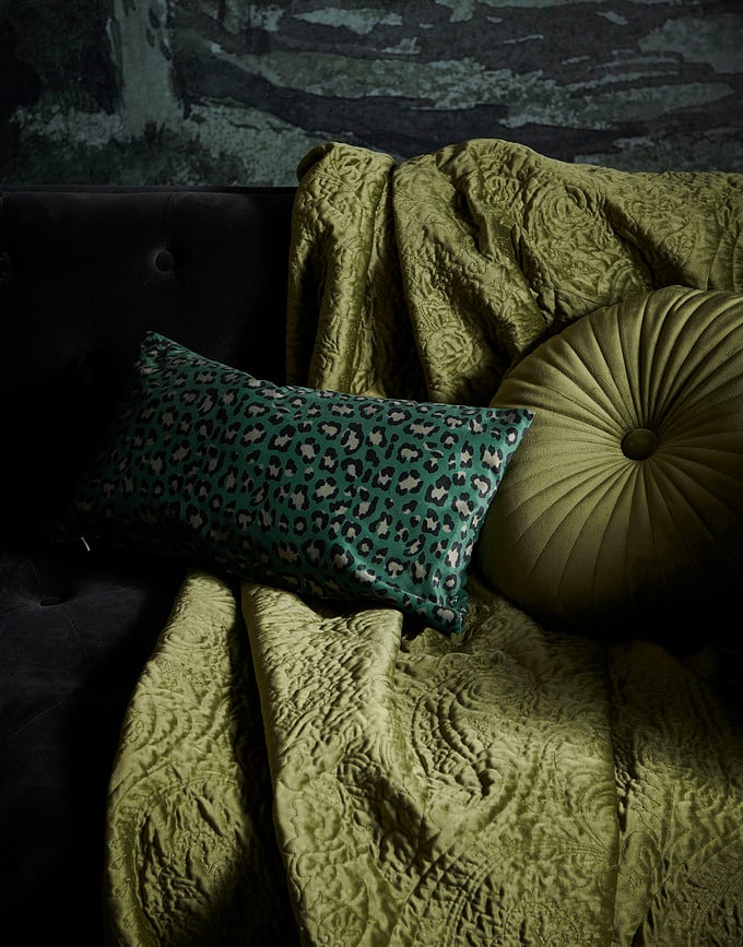 Colcha Roeby, 220 x 265 cm, verde