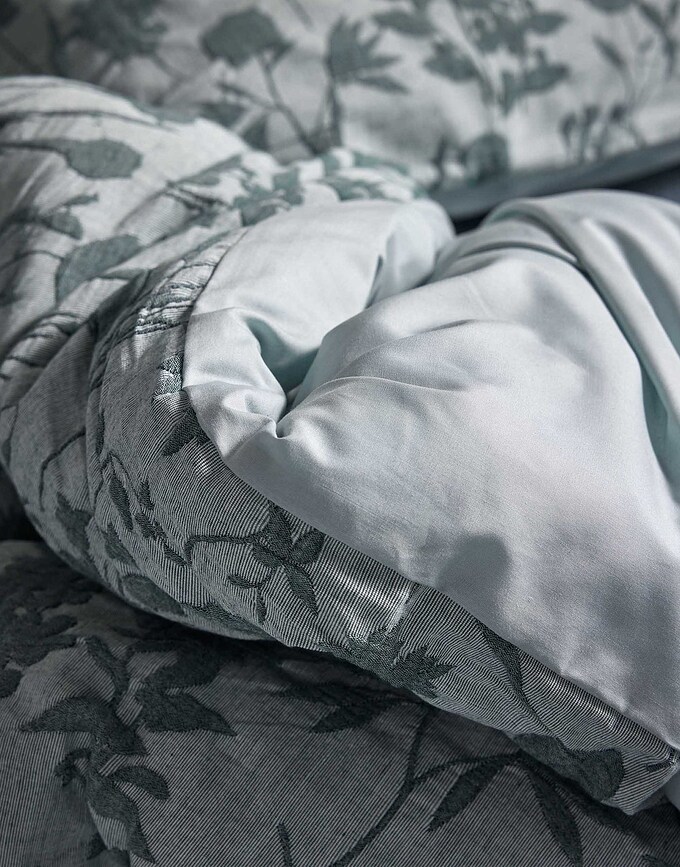 Maribel Posteljina na patent zatvarač zelena 155 x 220 cm s jastučnicom 80 x 80 cm