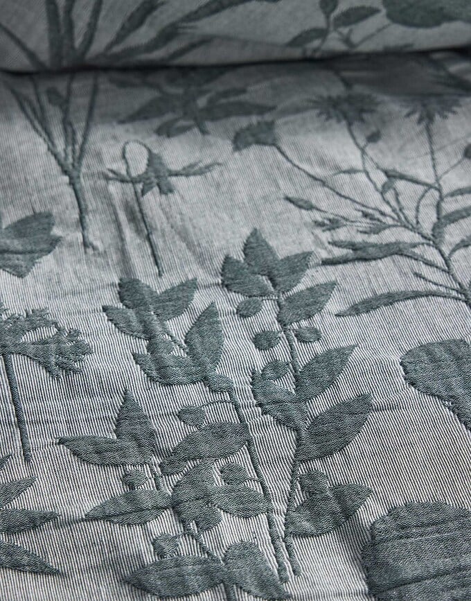 Maribel Posteljina na patent zatvarač zelena 155 x 220 cm s jastučnicom 80 x 80 cm