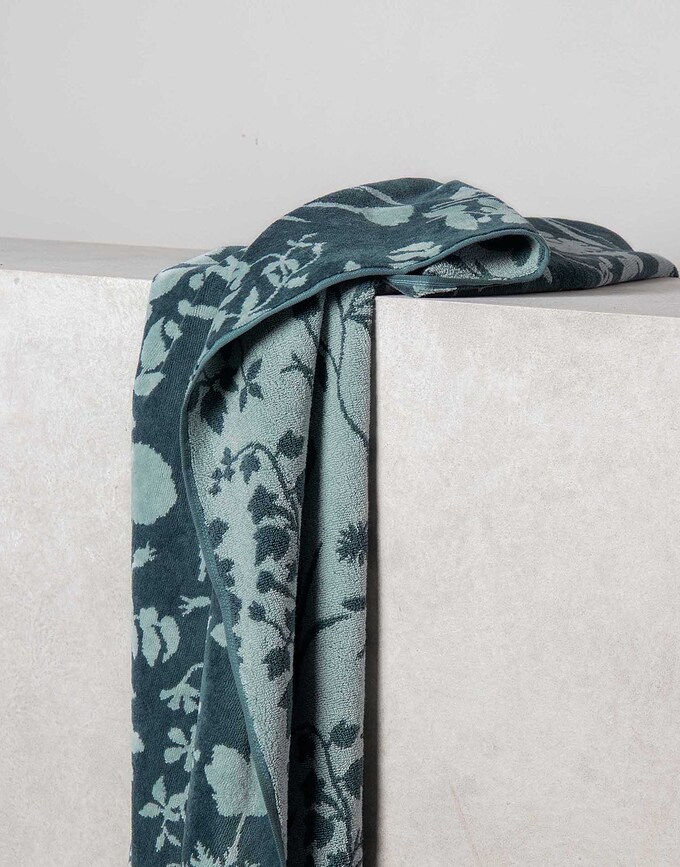 Maribel Serviette 30 x 50 cm, vert-gris