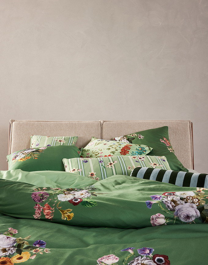 Marigold Taies d'oreiller 50 x 70 cm, vert clair, Lot de 2