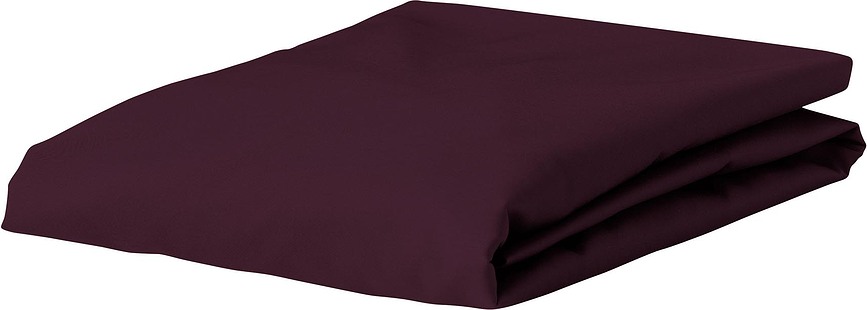 Minte Drap-housse 160 x 200 cm, bordeaux