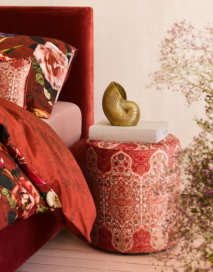 Minte Drap Housse 160 x 200 cm, rose