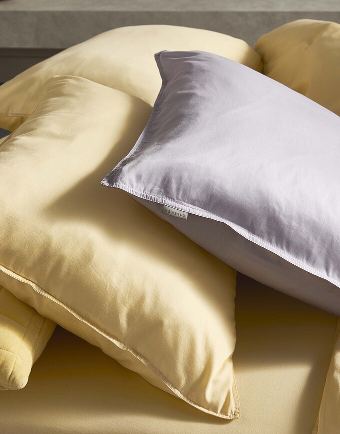 Minte Drap-Housse 80 x 200 cm, jaune