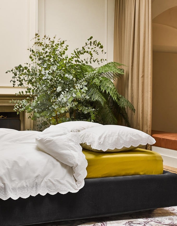 Minte Drap Housse 90 x 200 cm, vert