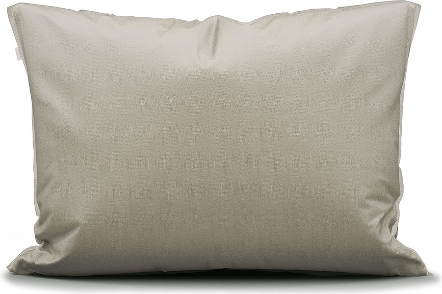 Minte Housse de Coussin, 60 x 70 cm, gris-beige