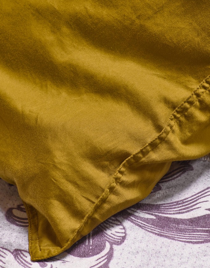 Minte Parure de Lit 200 x 200 cm, olive, avec 2 taies d'oreiller 80 x 80 cm, fermeture éclair