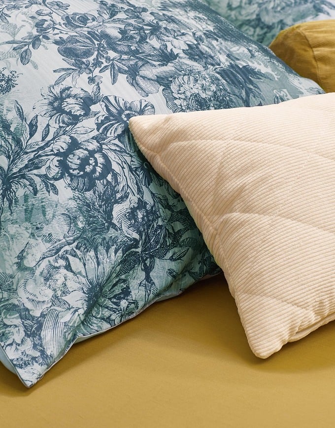 Minte Plahta s gumicom 90 x 210 cm žuta