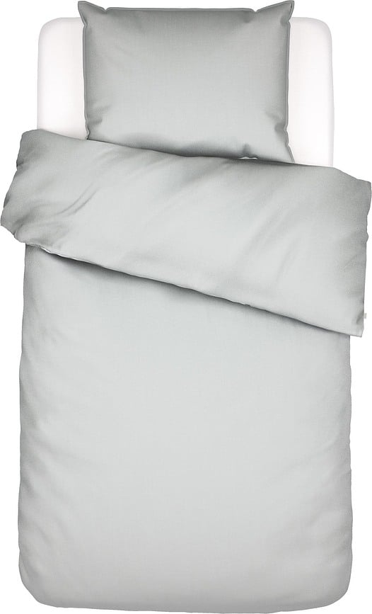 Minte Posteljina 135 x 200 cm s jastučnicom 60 x 80 cm siva sa zatvaračem