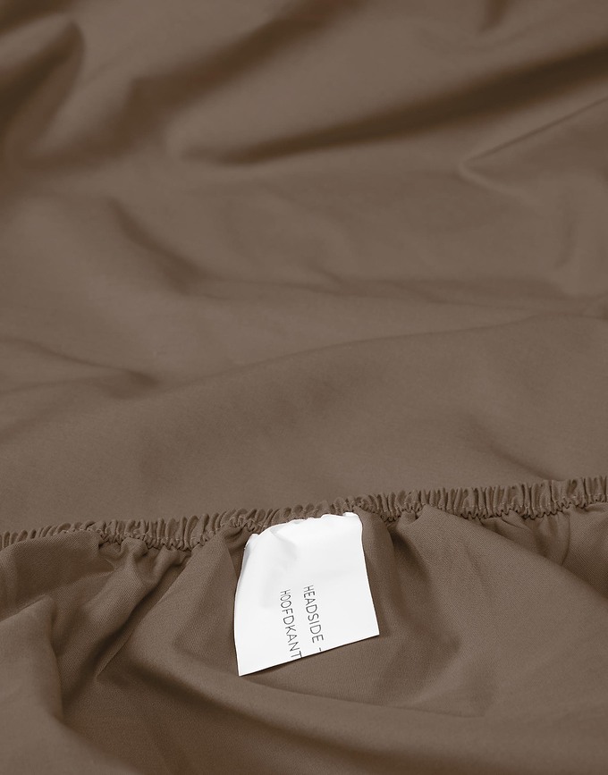 Minte Σεντόνι με λάστιχο, 180 x 200 εκ., ροζ