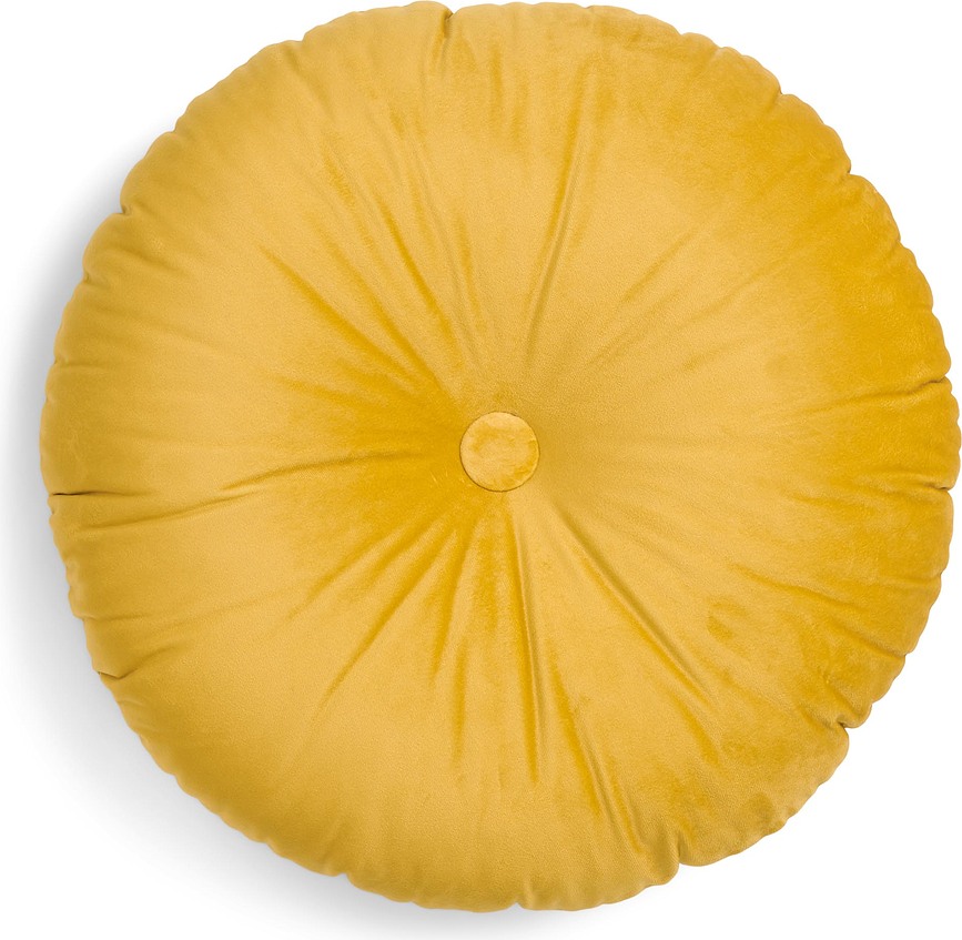 Naina Coussin, jaune