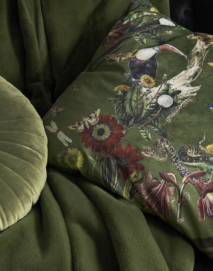 Naina Coussin, rose foncé