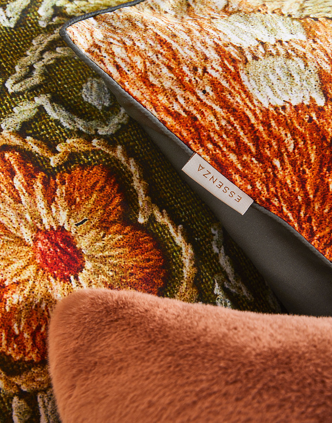 Noma Parure de Lit à fermeture éclair, 135 x 200 cm, verte, avec 1 taie d'oreiller 60 x 80 cm